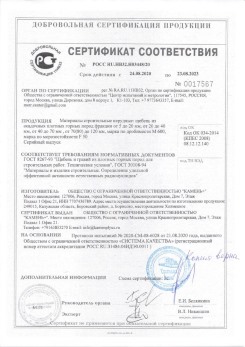 2020.02.06 Каспийск - Приложение 2 к сертификату изделия системы водосточной.
